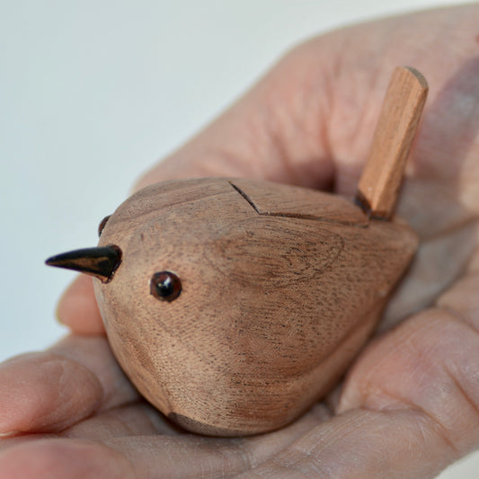 Wren with internal egg