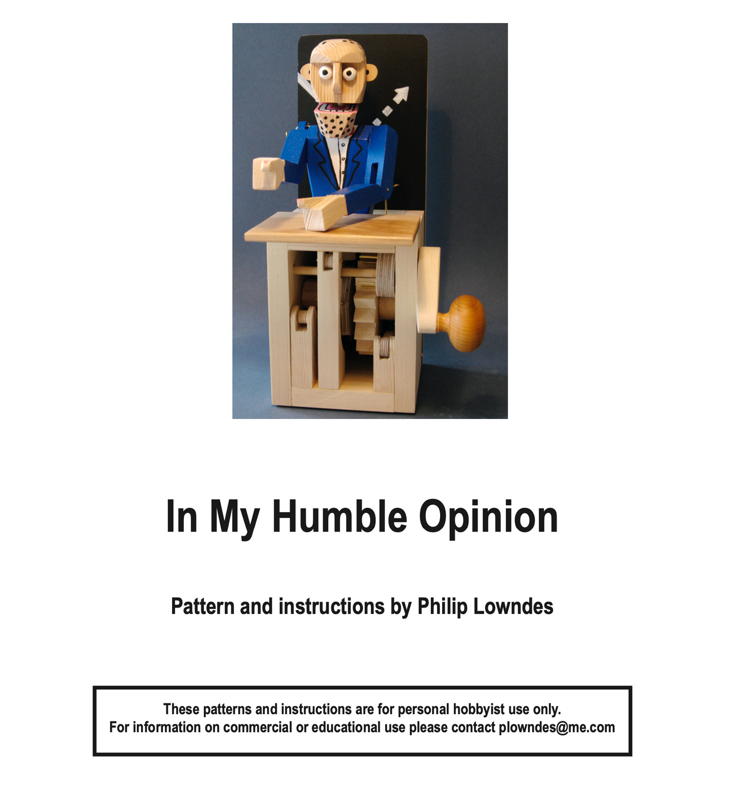 Plan and instructions to build an automaton.