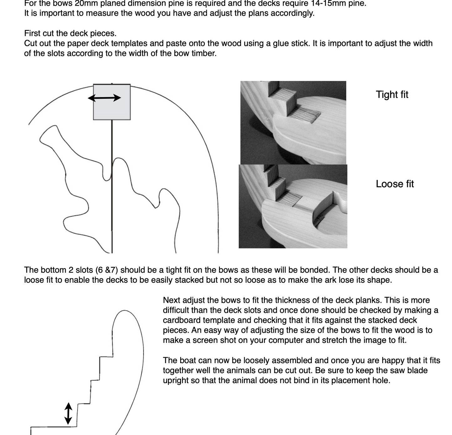 Plan and instructions to build a medium ark.