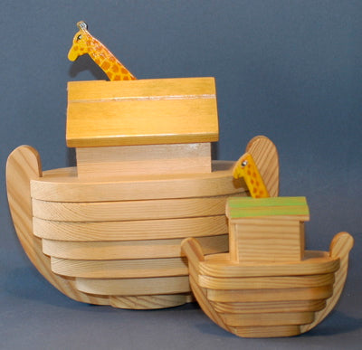 Plans and instructions to build 3 sizes of Noah's Ark
