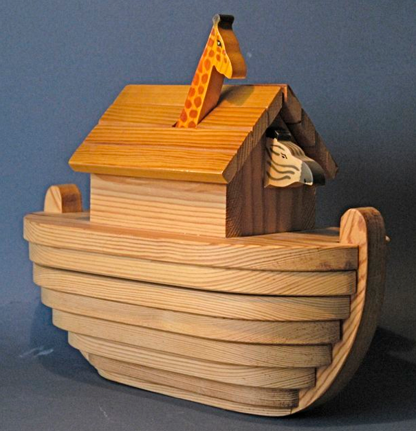 Plans and instructions to build 3 sizes of Noah's Ark